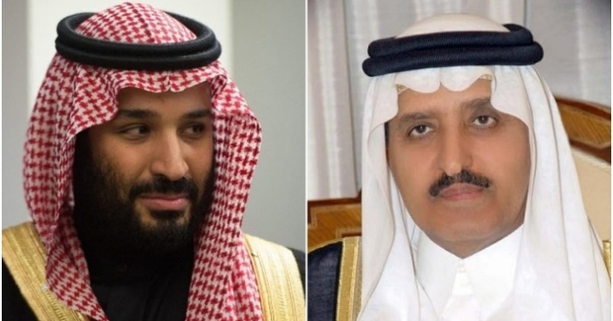 الأمير أحمد بن عبدالعزيز مع ولي العهد محمد بن سلمان