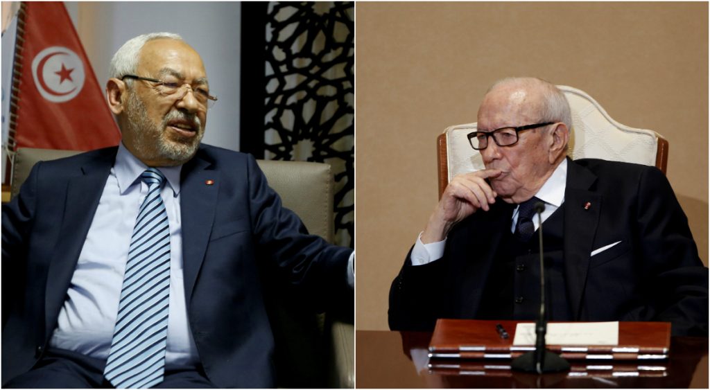 السبسي يعلن الطلاق مع حركة النهضة الإسلامية