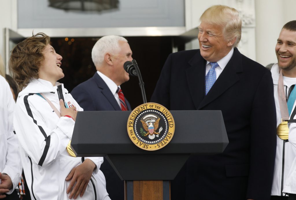 الرئيس دونالد ترمب مرتاح في منصبه