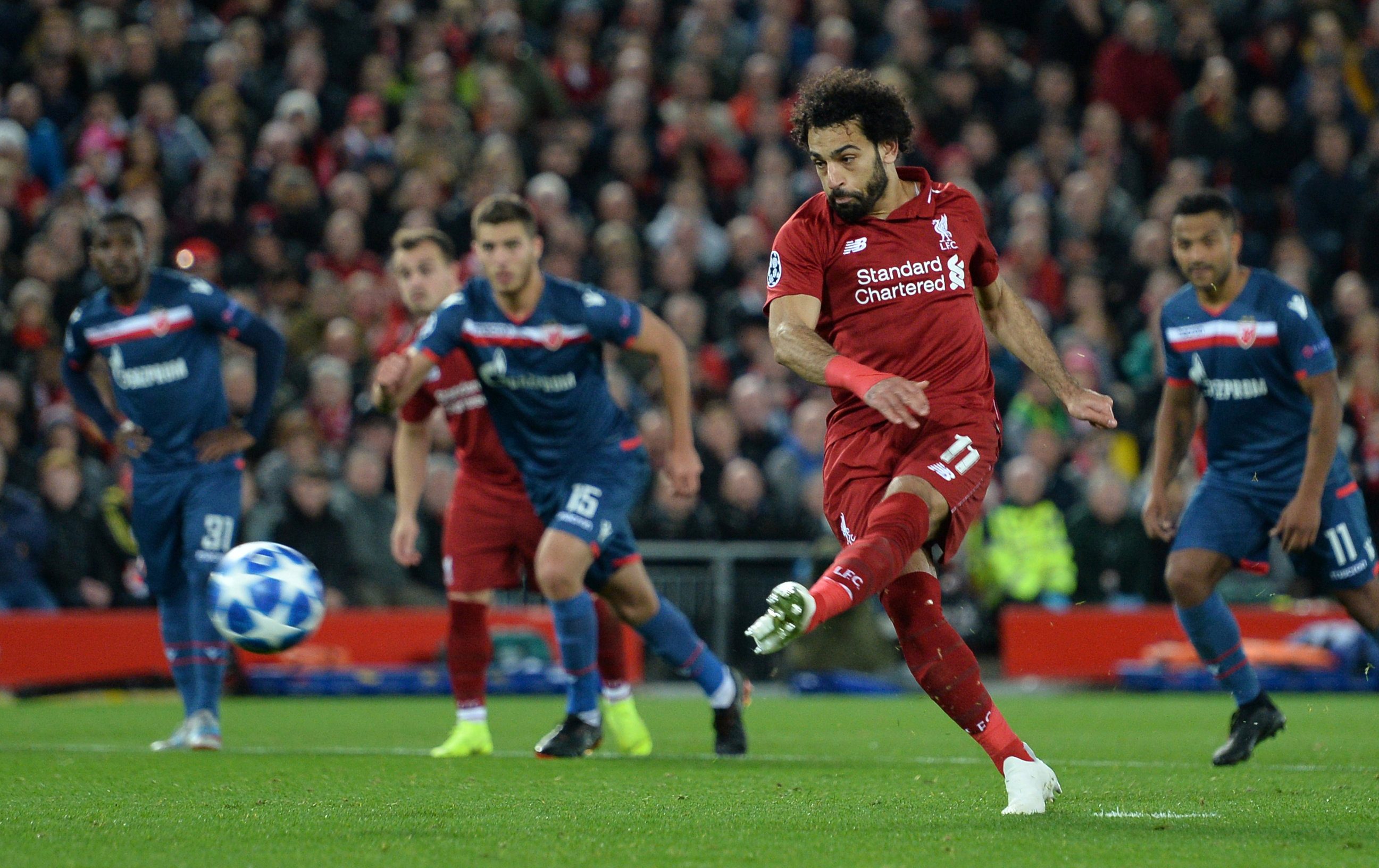 الألماني يورغن كلوب امتدح المصري محمد صلاح بعد مباراة ليفربول مع ريدستار بيلغراد في دوري أبطال أوروبا (رويترز)