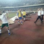 Social Media/ لاعبو المصري البورسعيدي حطَّموا غرفة الملابس وتشاجروا مع الجماهير