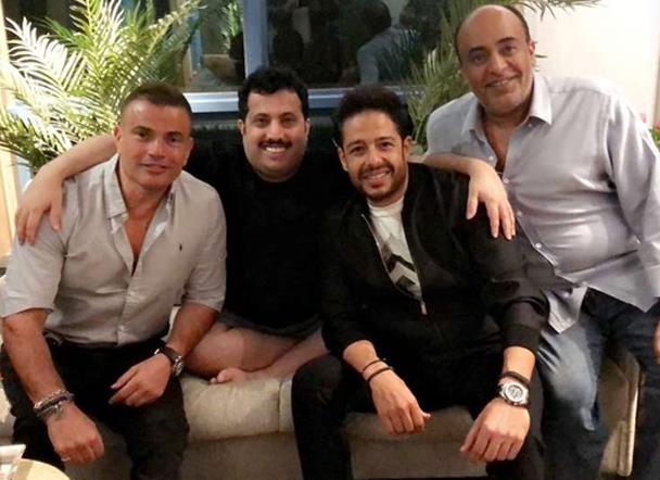 عمرو دياب يدعم تركي آل شيخ