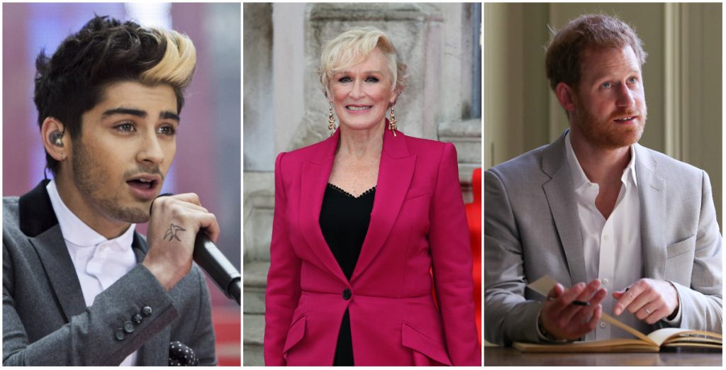 الأمير هاري، غلين كلوز، زين مالك