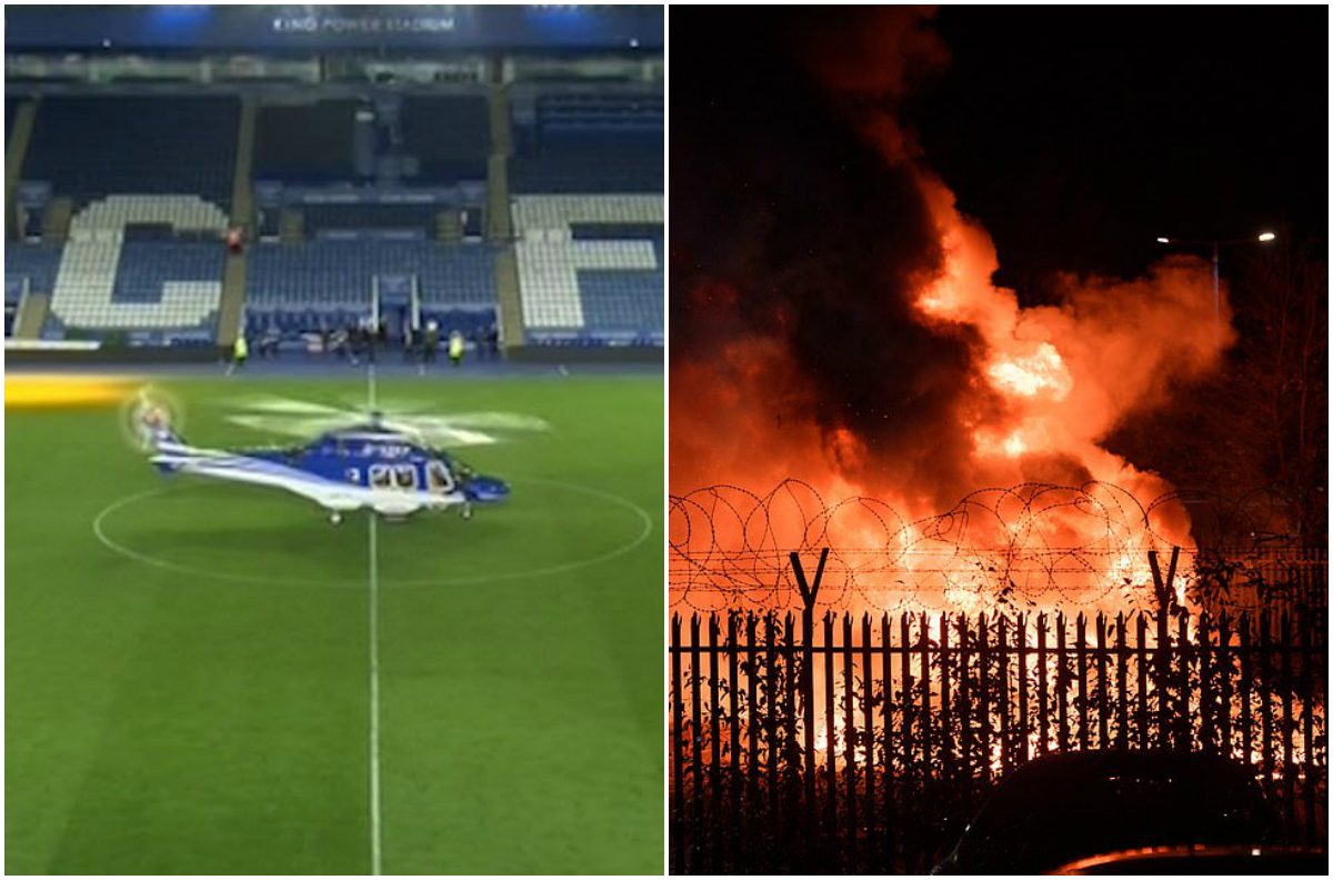 تحطم طائرة مالك نادي ليستر سيتي الإنجليزي