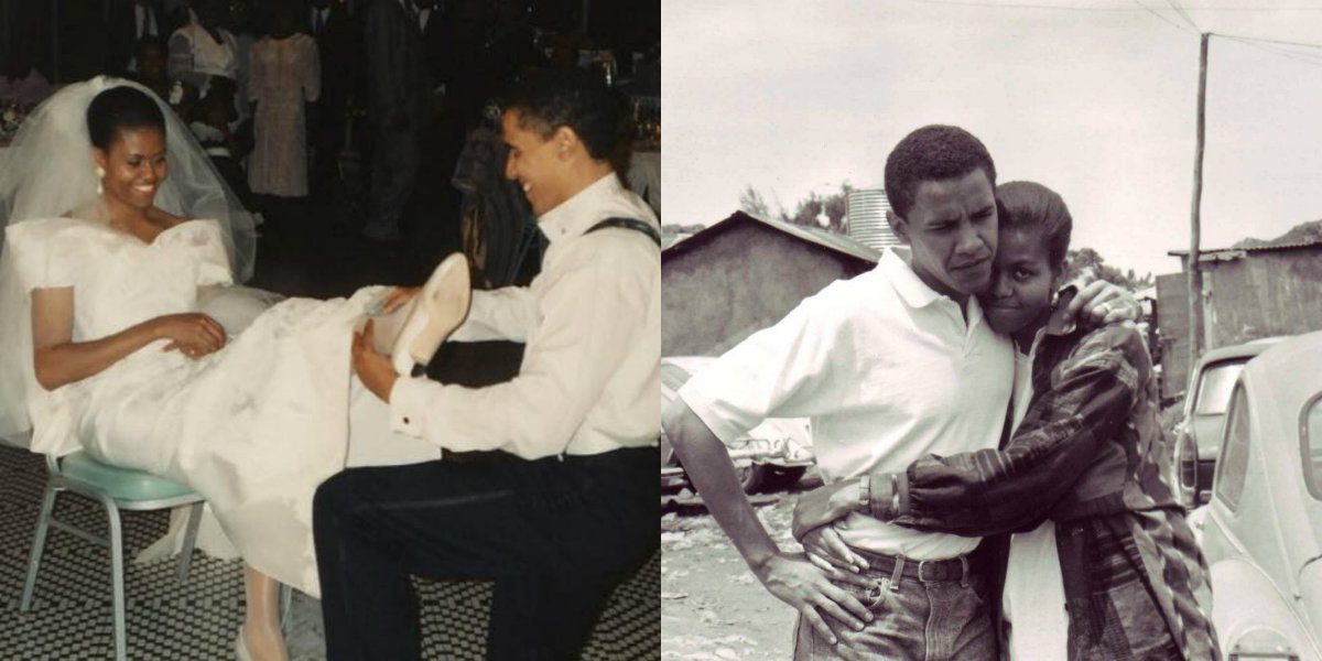 رويترز/ ميشيل لافاغان روبنسون هو اسم زوجة باراك أوباما رئيس الولايات المتحدة الأميركية السابق