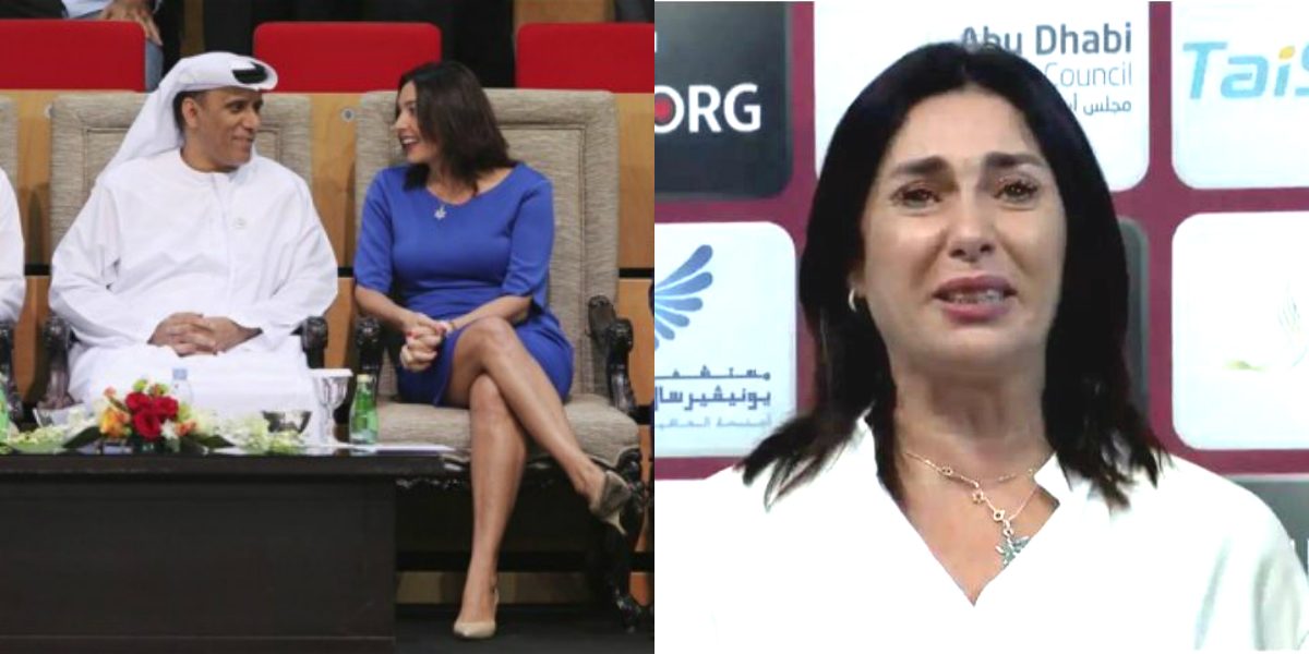 وزيرة إسرائيلية تبكي في دبي