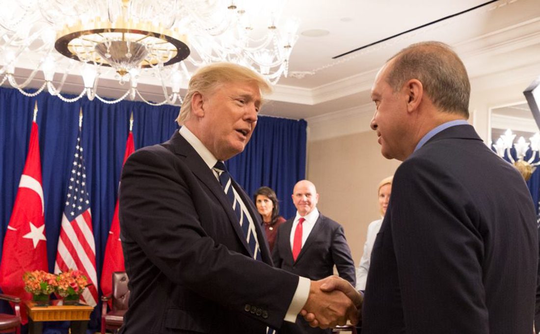ترمب وأردوغان في لقاء سريع خلال اجتماعات الأمم المتحدة