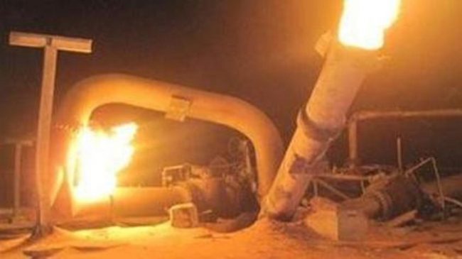 تنظيم “داعش” يعلن مسؤوليته عن تفجير أنابيب غاز بين مصر وإسرائيل