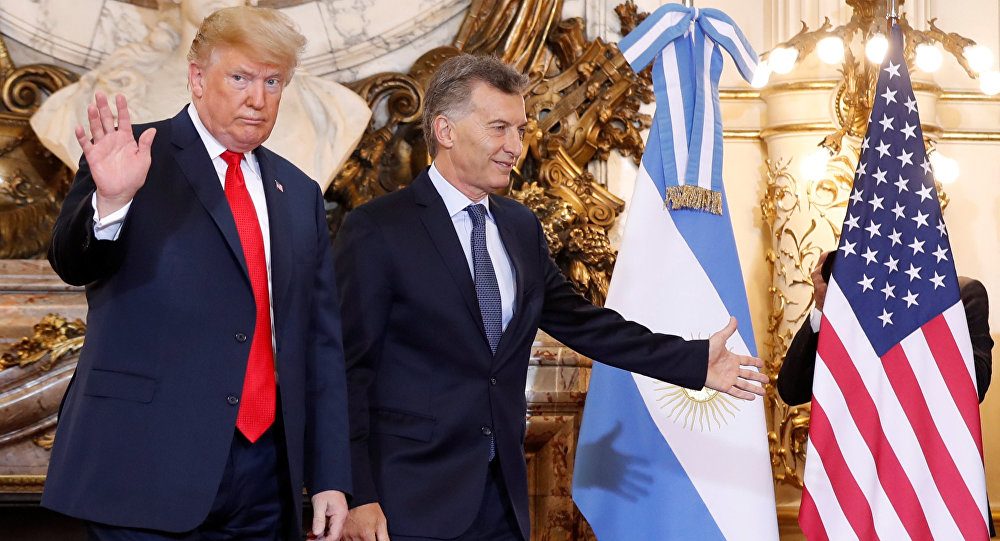 ترامب والرئيس الأرجنتيني