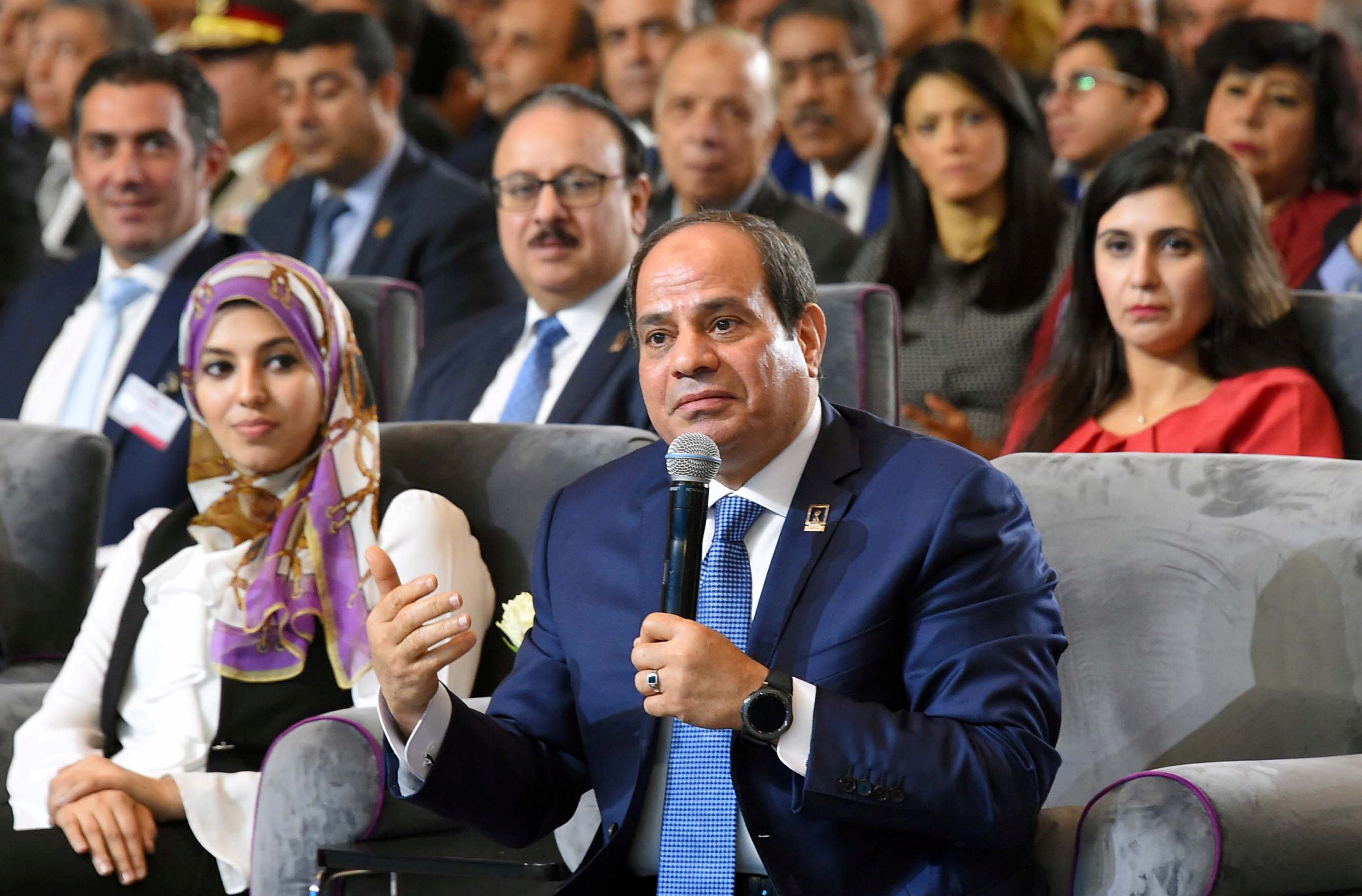 الرئيس المصري عبدالفتاح السيسي ورسالة ودية لقطر