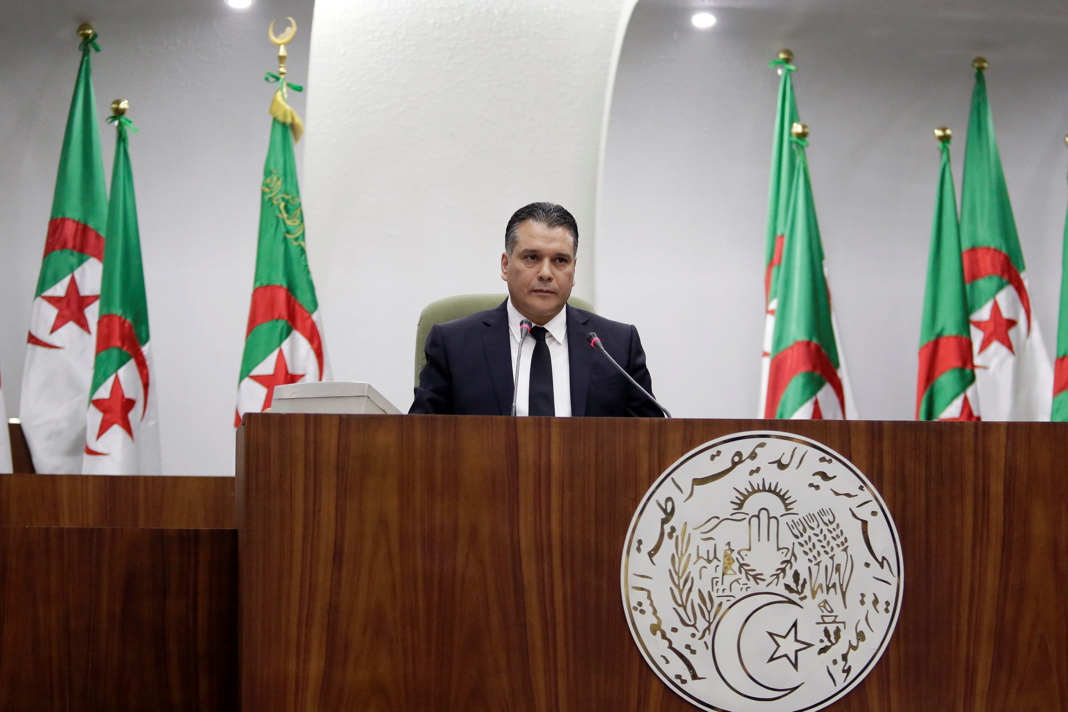 تعيين رئيس المجلس الشعبي الوطني معاذ بوشارب مؤقتاً لرئاسة قيادة جماعية للحزب / رويترز
