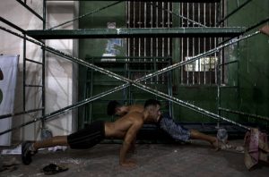 مسابقة كمال الأجسام في غزة