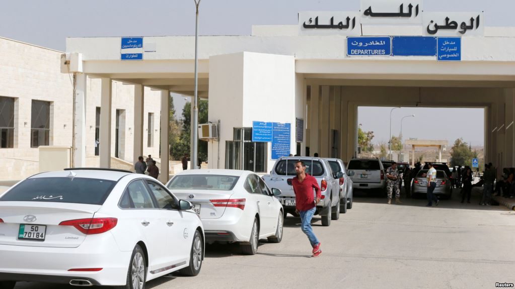 معبر نصيب الحدودي الحدود السورية الأردنية