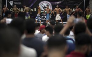 مسابقة كمال الأجسام في غزة