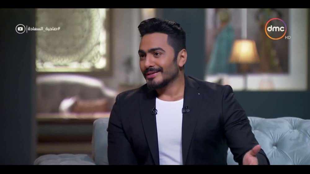 مي العيدان تكذب تامر حسني