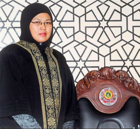 القاضية الماليزية/ سوشال ميديا