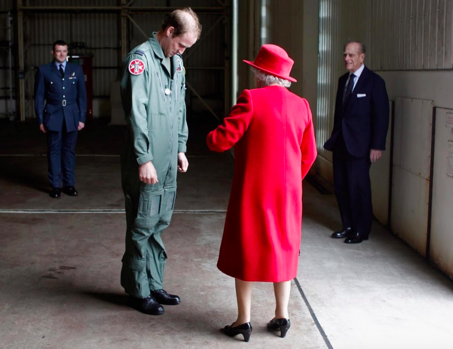 الملكة مع الأمير فيليب