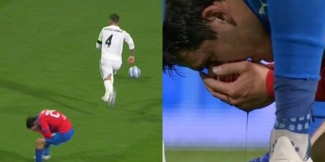 أسقطه أرضاً والدماء تسيل من أنفه.. لاعب جديد يدخل قائمة ضحايا اعتداءات سيرجيو راموس