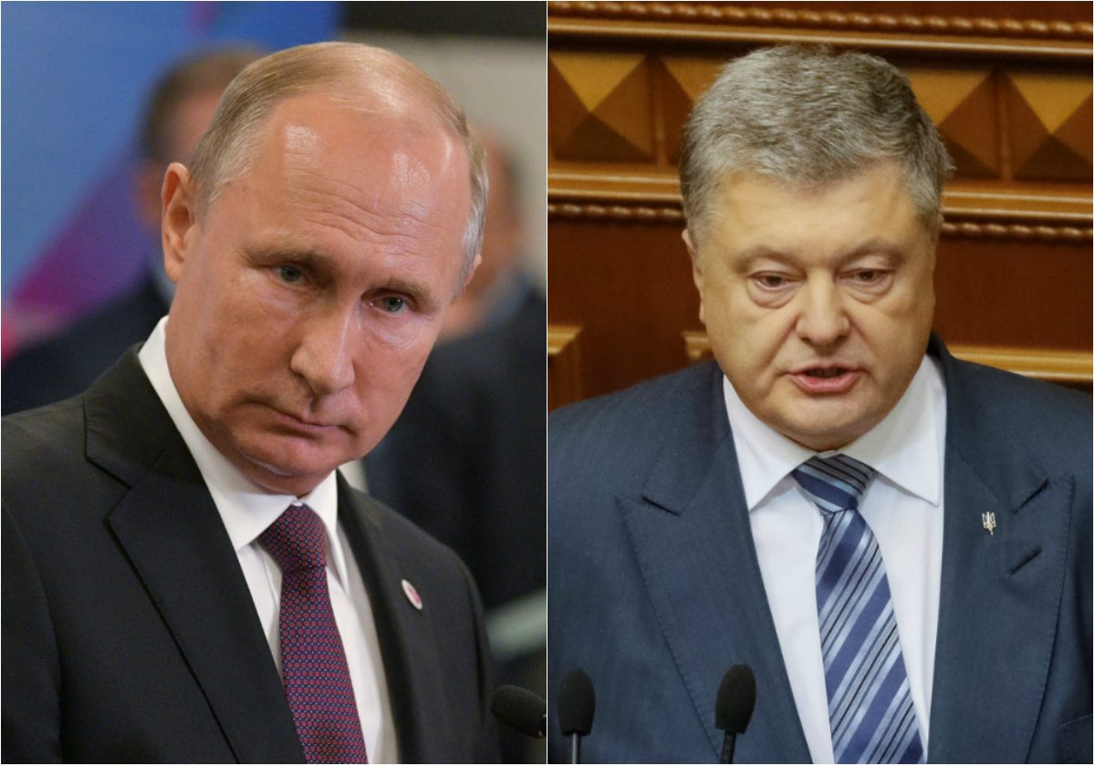 الرئيس الأوكراني والرئيس الروسي
