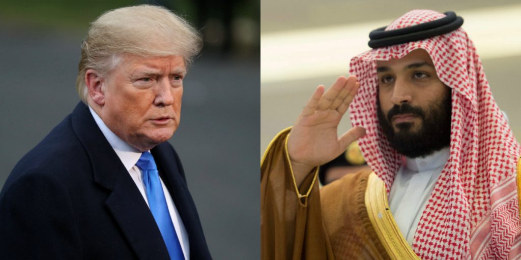 ترامب يدافع عن السعودية