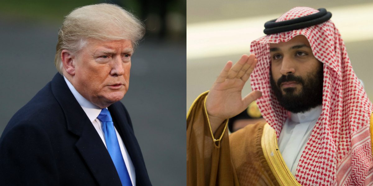 ترامب يدافع عن السعودية