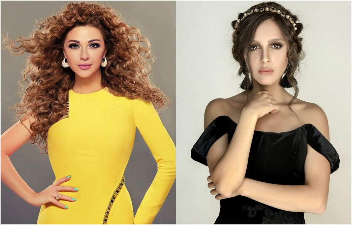 جميلة عوض ترتدي فستان وحذاء ميريام فارس بعد أكثر من عام.. لكنها أضافت بصمة أفسدت إطلالتها