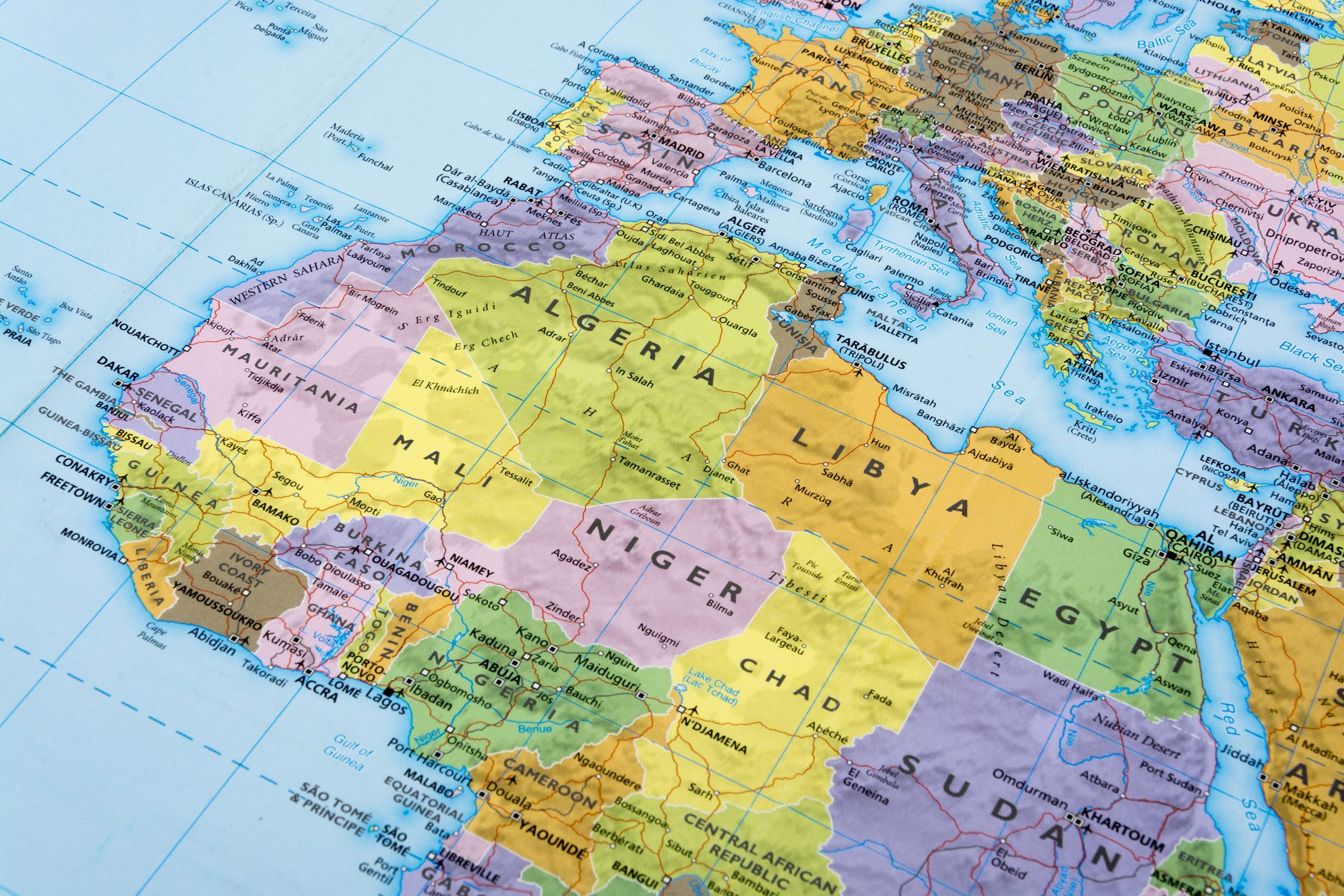 موقع موريتانيا الجغرافي يفسر التنافس الجزائري المغربي على كسب ودها/ISTOCK