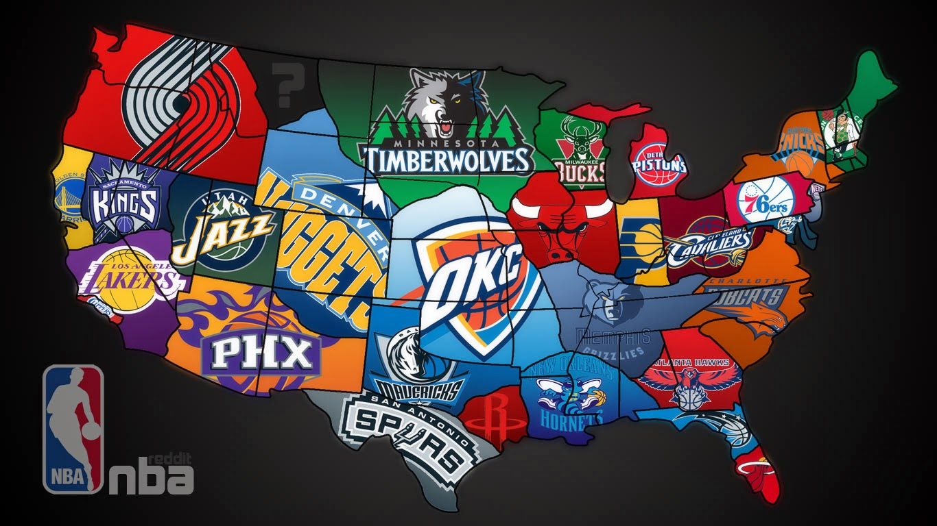 شعارات الأندية المشاركة في NBA / Wikimedia