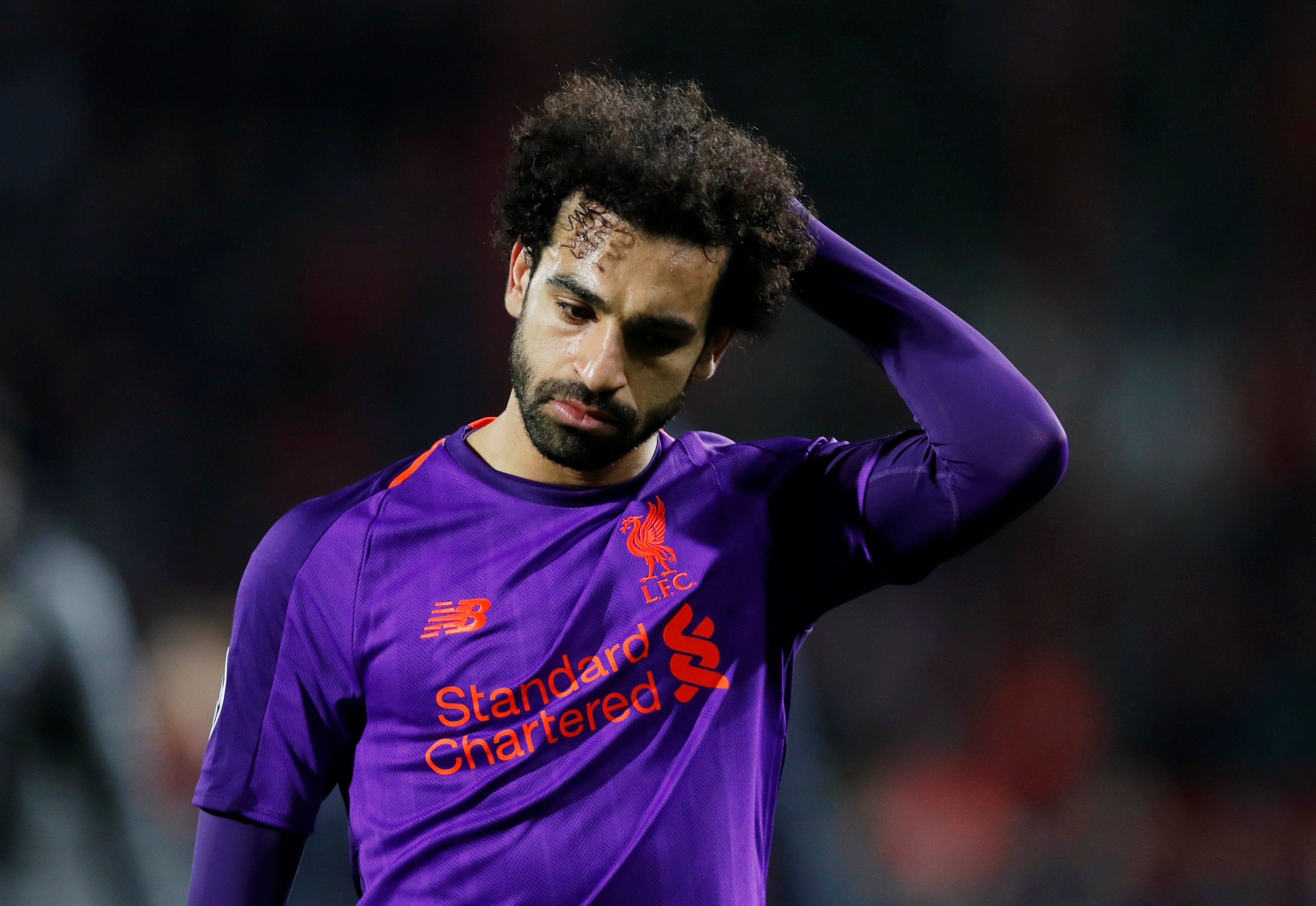 لاعب ليفربول الإنكليزي والمنتخب المصري محمد صلاح (رويترز)
