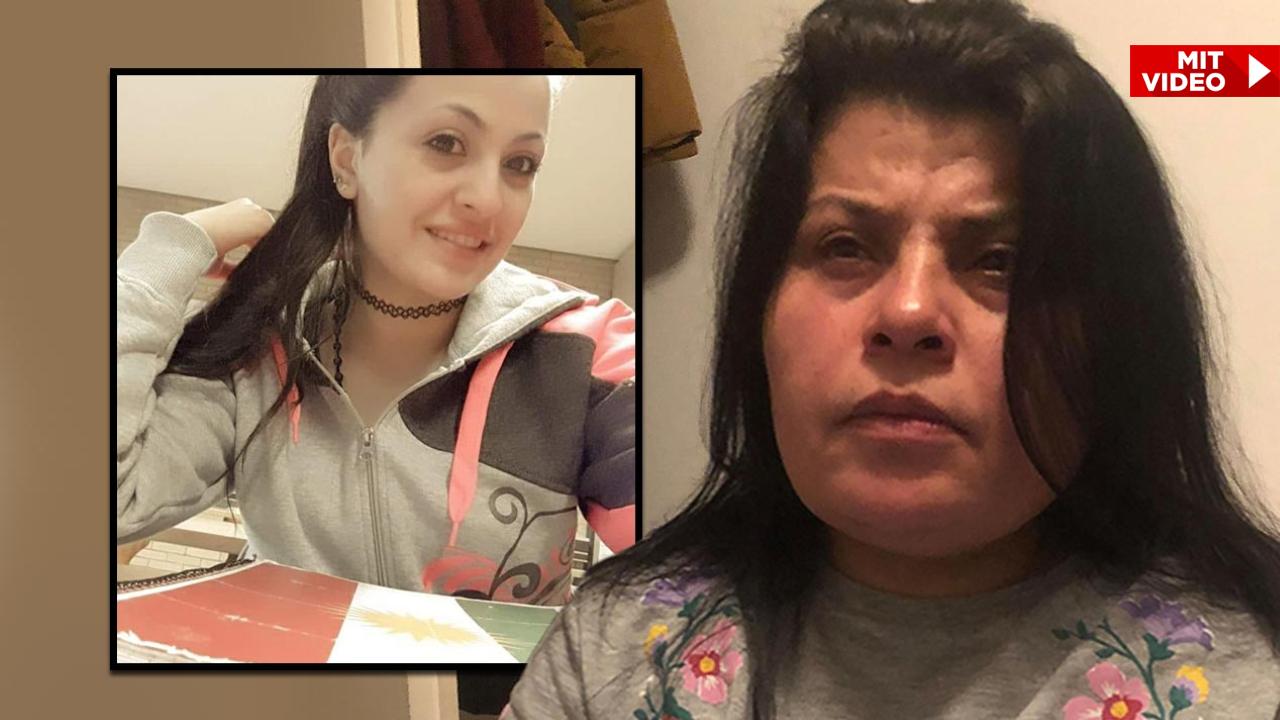 الفتاة المقتولة ووالدتها