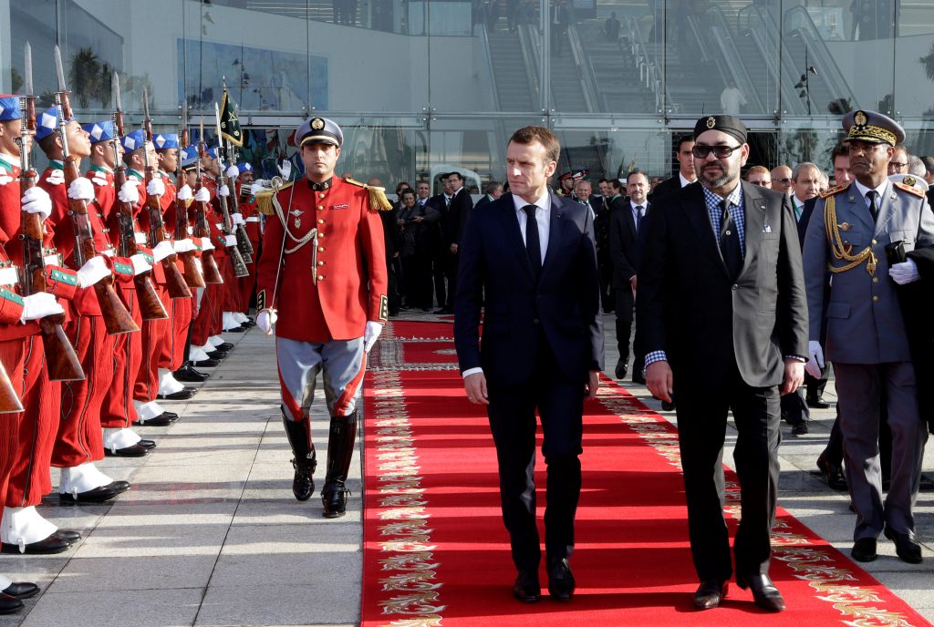 ملك المغرب برفقة الرئيس الفرنسي