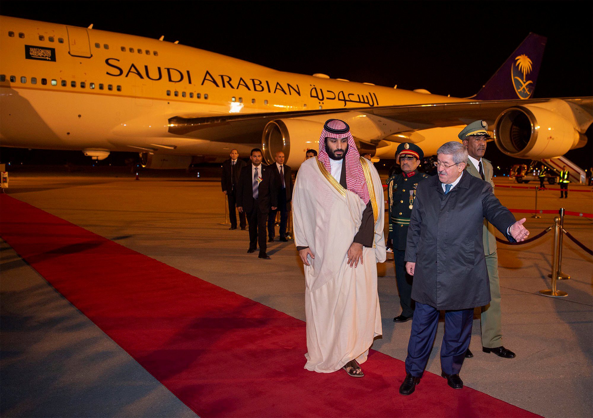 أحمد أويحيى يستقبل محمد بن سلمان / رويترز