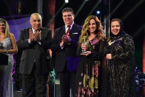 أول ظهور لشيري عادل في مناسبة فنية بعد زواجها من معز مسعود