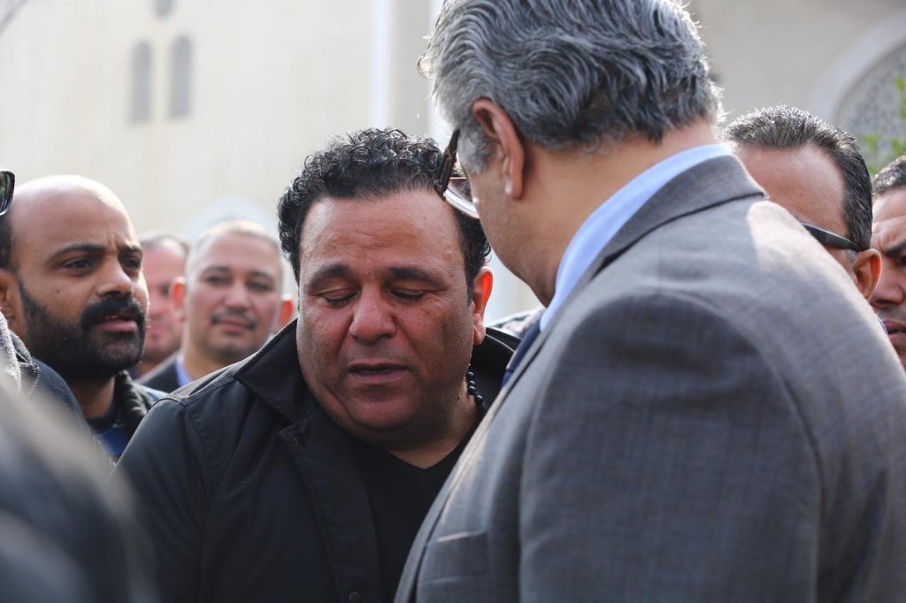 عزاء شقيق محمد فؤاد "حسن"