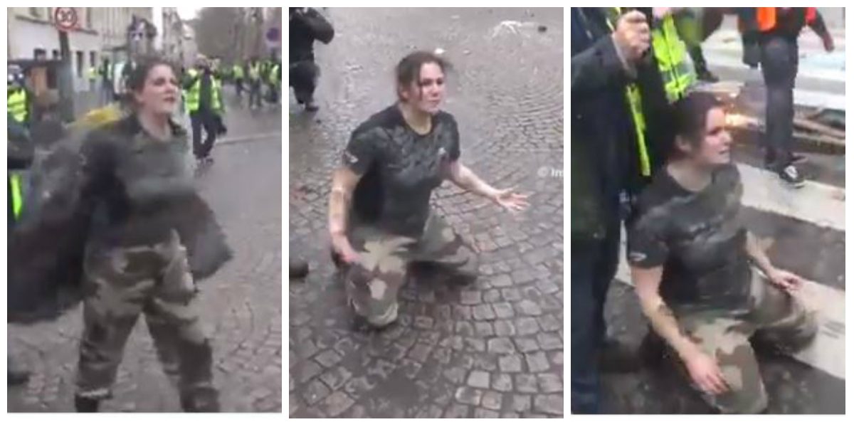 الفرنسية كانت غاضبة جداً ودعت الشرطة للتعاون مع الشعب