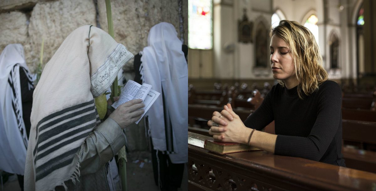 صلاة بالنيابة للمسيحيين واليهود في القدس