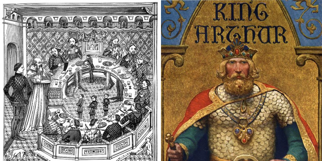 قصة الملك آرثر وفرسان الطاولة المستديرة