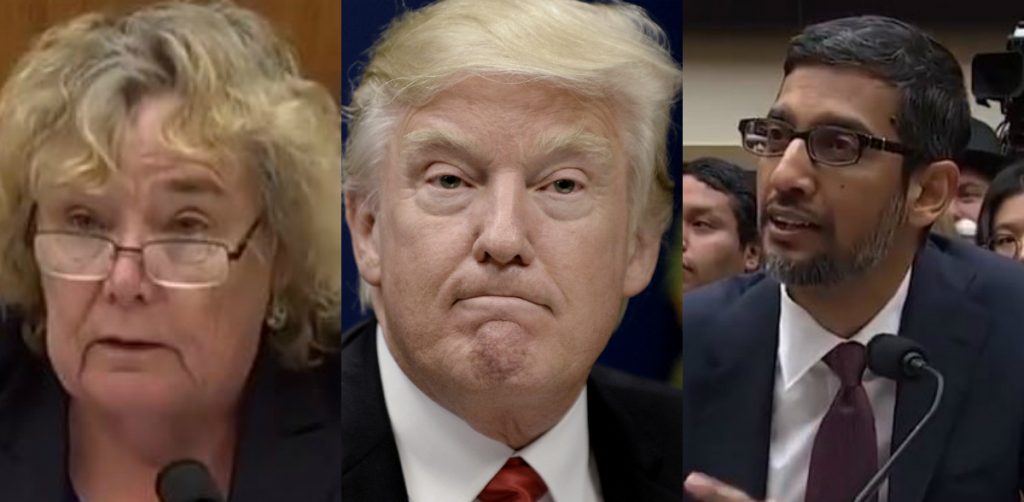 كلمة احمق وصور ترامب