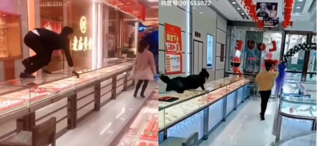 مقلب سرقة المجوهرات في الصين