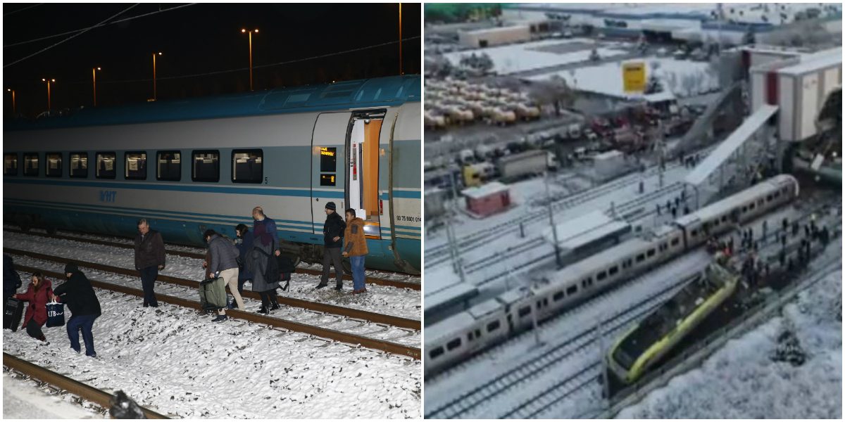 حادث قطار في تركيا