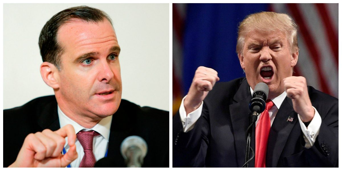 دونالد ترامب يهاجم بريت ماكغورك