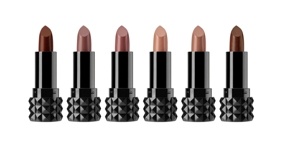 مجموعة أحمر شفاه Kat Von D Beauty Best of Nudes Mini Studded Kiss Crème، بقيمة 22 دولاراً