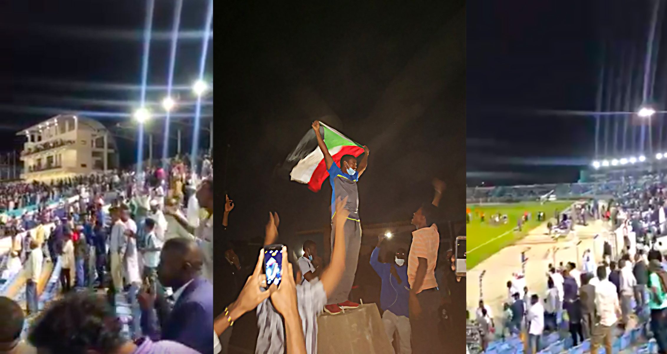 جماهير الهلال السوداني تقود احتجاجات ليلية في الخرطوم (مواقع تواصل)