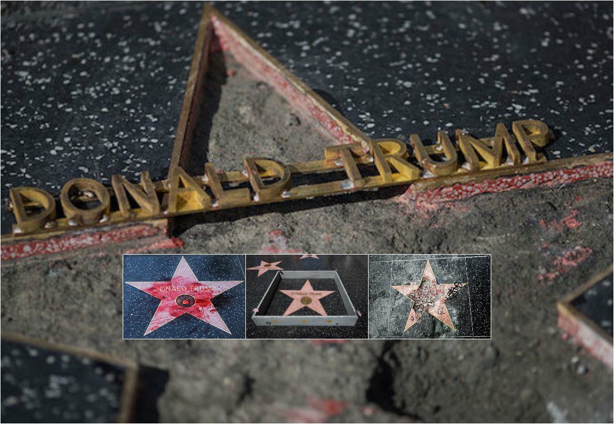نجمة ترامب في شارع المشاهير في هوليوود تُشوَّه للمرة الـ«..»، نعم، أكثر مما يُمكننا العدّ