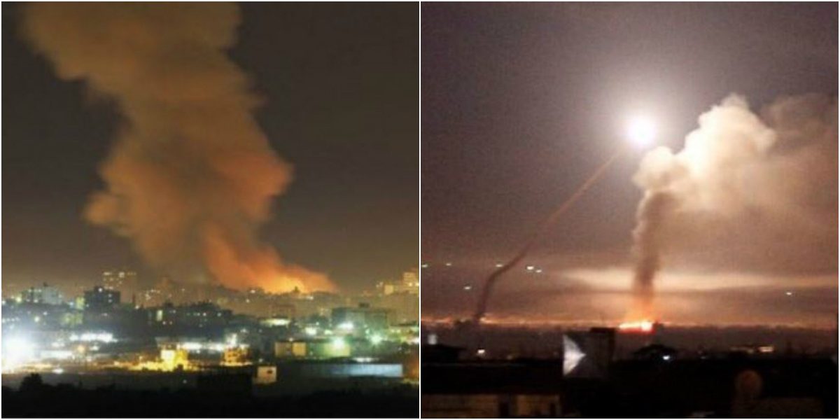 قصف مطار دمشق