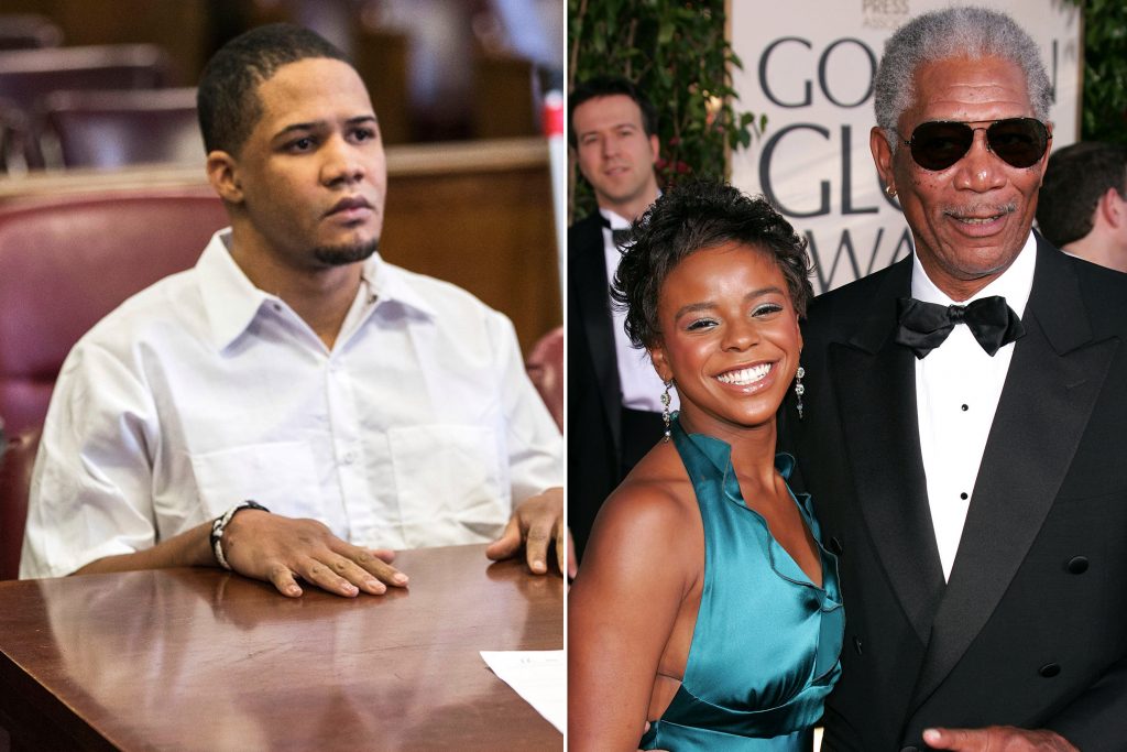 اسجن قاتل حفيدة مورغان فريمان الذي أعلن عن علاقتهما العاطفية