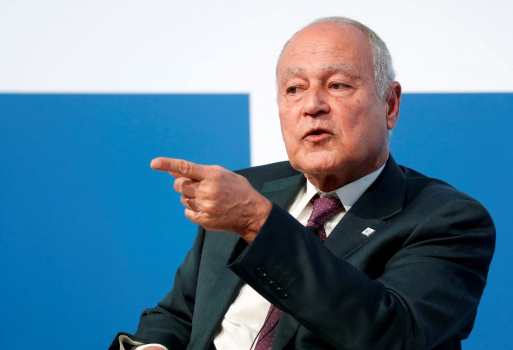 الأمين العام لجامعة الدول العربية أحمد أبو الغيط/ رويترز