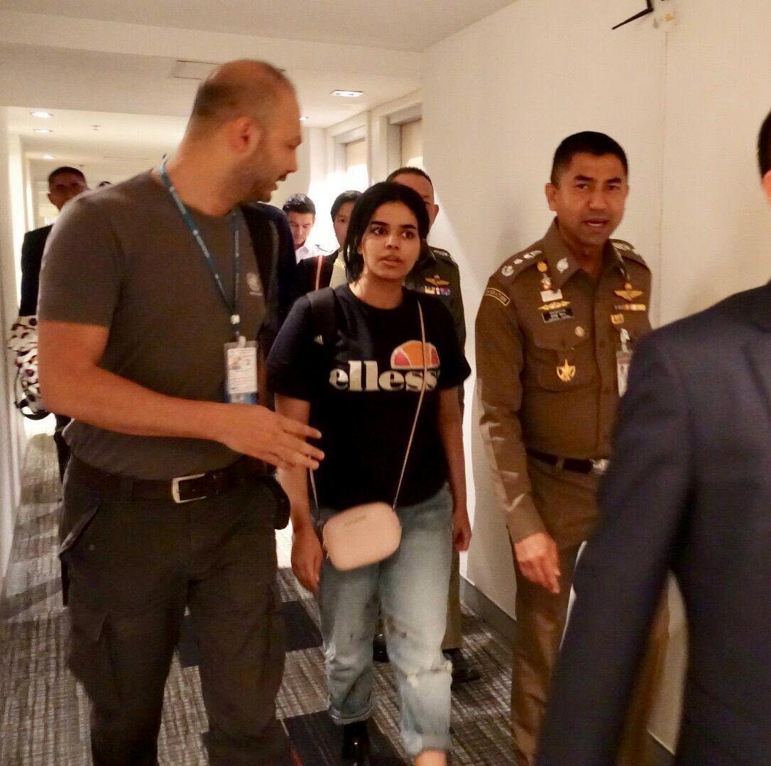 الشابة السعودية رهف القنون/ رويترز