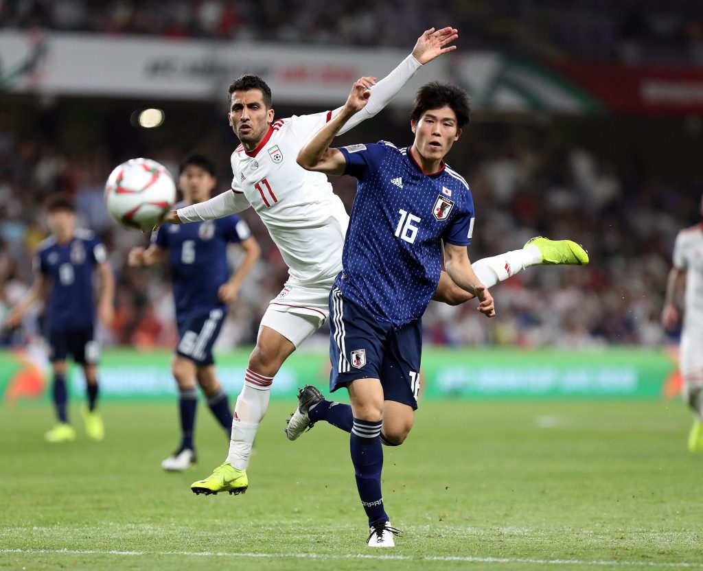 مباراة اليابان وإيران انتهت بثلاثية للساموراي