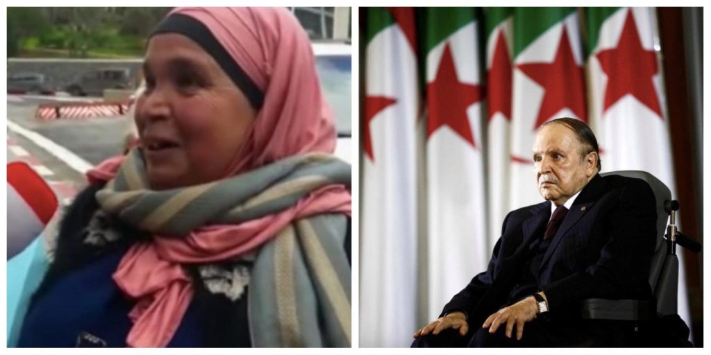 أول مرشحة جزائرية